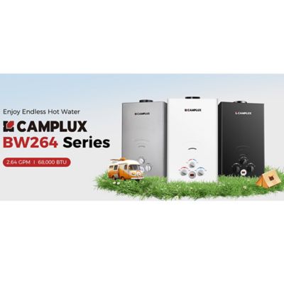 Image showing  2.64 GPM Outdoor Portable Propane Tankless Water Heater 68,000 BTU