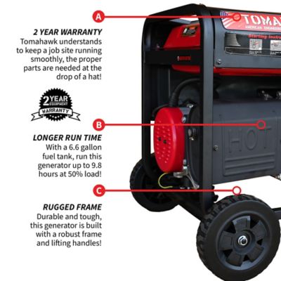 Image showing  7000 Watt Honda Powered Generator Super Quiet Portable Gas Power Professional Use