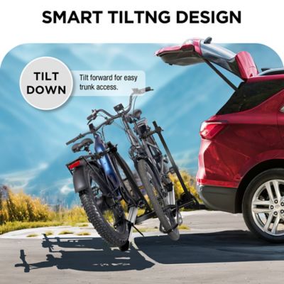 Image showing 5 th Young Electric 200 lb. Hitch Mount Bike Rack, fits Cars, SUVs, RVs, Trailers with 2 in. Receiver