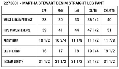 Image showing 5 th Martha Stewart Women's Straight Leg Fit Mid-Rise Garden Work Pants
