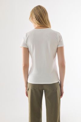Image showing  Women's Moisture-Wicking Graphic Round Neck Short-Sleeve T-Shirt