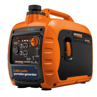 Generac 3,300-Watt Gasoline Powered 7153 GP3300i Portable Inverter Generator