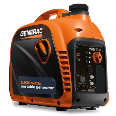 Generac 2,500-Watt Gasoline Powered 8251 GP2500i Portable Inverter Generator