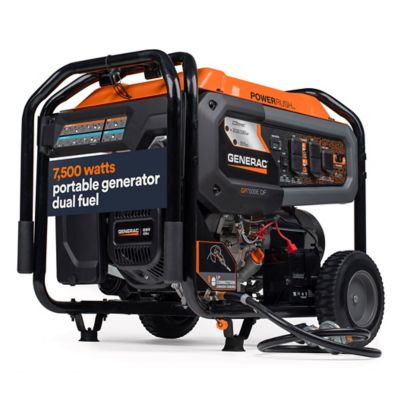 Generac 7,500-Watt Dual-Fuel 8011 GP7500E Compatible Portable Generator