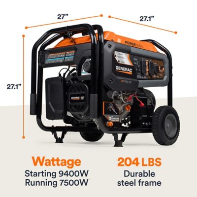 Image showing 5 th Generac 7,500-Watt Dual-Fuel 8011 GP7500E Compatible Portable Generator