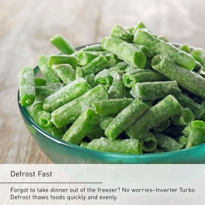 Image showing 8 th Panasonic 1.6 cu. ft. 1250W Cyclonic Wave Inverter Microwave