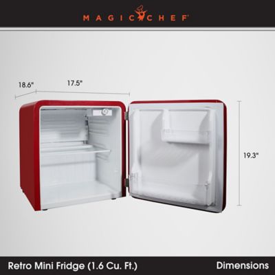 Image showing  Retro Mini Refrigerator