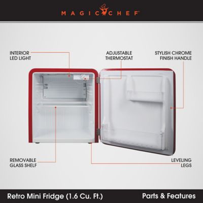 Image showing  Retro Mini Refrigerator