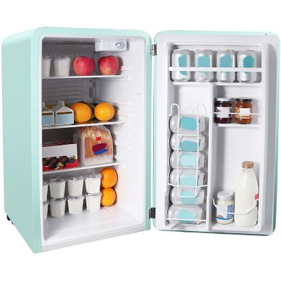 Image showing 8 th Magic Chef 3.2 cu. ft. Retro Mini Refrigerator without Freezer