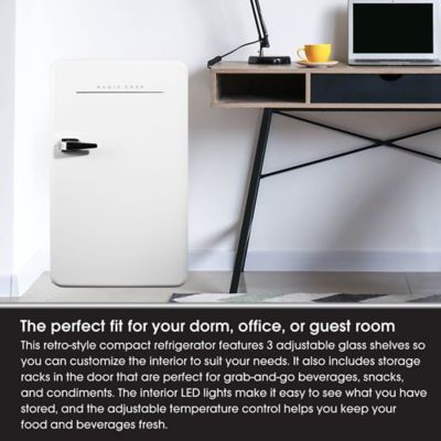 Image showing  3.2 cu. ft. Retro Mini Refrigerator