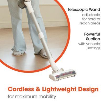 Image showing  Cordless Vacuum Cleaner and Charging Tower with HEPA Filter
