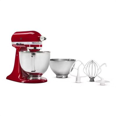 KitchenAid Value Bundle Artisan Series 5 Quart Tilt Head Stand Mixer with 3 Quart bowl