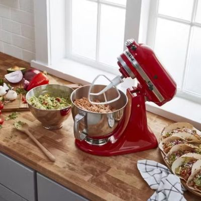 Image showing  Artisan Series 5 qt. Tilt-Head Stand Mixer Value Bundle with 3 qt. Bowl
