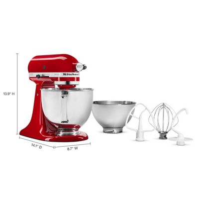 Image showing  Artisan Series 5 qt. Tilt-Head Stand Mixer Value Bundle with 3 qt. Bowl