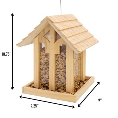 Image showing 5 th North States Wood Chalet Birdfeeder