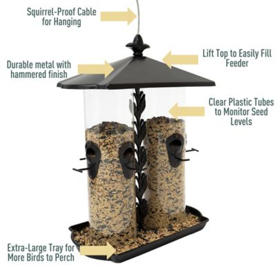 Image showing  Ultimate Dual Tube Birdfeeder