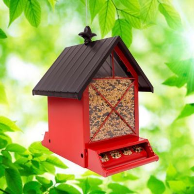 Image showing  Red Barn Squirrel Resistant Birdfeeder