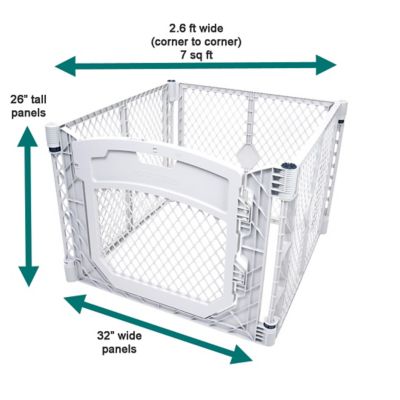 Image showing 5 th MyPet Petyard Plus 4-Panel Pet Pen With Door