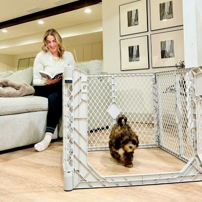 Image showing 7 th MyPet Petyard Plus 4-Panel Pet Pen With Door