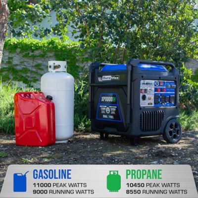 Image showing  11,000-Watt Dual-Fuel Portable Inverter Generator, CO Alert