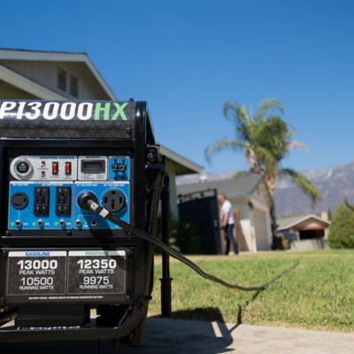 Image showing  50 ft. Outdoor/Indoor 30A 10 Ga. L14-30 Heavy-Duty Generator Power Cord for Home Power Backup