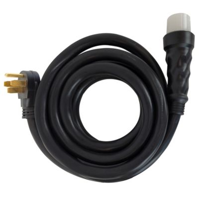 DuroMax 50-Amp 15 ft. 6-Gauge 14-50 CS6364 Heavy Duty Generator Power Cord for Home Power Backup
