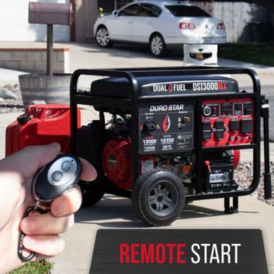 Image showing 6 th DuroMax 13,000-Watt Dual-Fuel Portable Generator, CO Alert