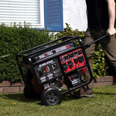 Image showing 8 th DuroMax 13,000-Watt Dual-Fuel Portable Generator, CO Alert