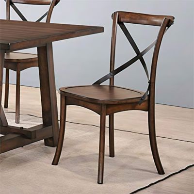 ACME Wooden Dining Chair, Set of 2