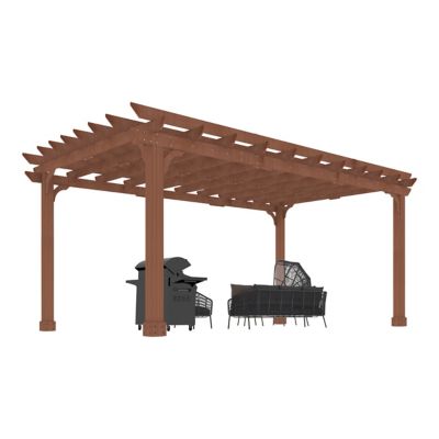 Image showing 8 th Veikous Outdoor Pergola Wood Gazebo Grape Trellis with Stable Structure