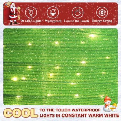 Image showing  3-Piece 35 in. Pop-Up Ornament Outdoor Christmas Holiday Yard Decoration