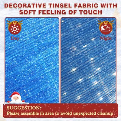 Image showing  3-Piece 35 in. Pop-Up Ornament Outdoor Christmas Holiday Yard Decoration