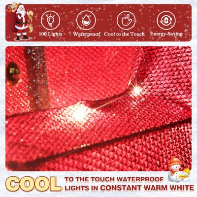 Image showing  5 ft. 3D Nutcracker Outdoor Christmas Holiday Yard Decoration Play Drum Warm White Light