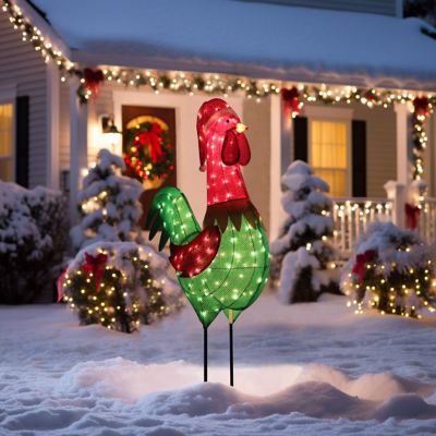 Image showing  Christmas Outdoor Chicken Decoration Light Holiday