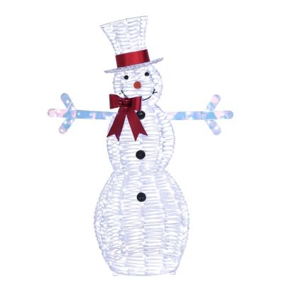 Veikous Cool White LED Snowmans Christmas Holiday Yard Decorations for Outdoor and Yard