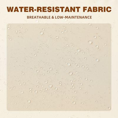 Image showing 6 th Veikous 3 pc. Outdoor Rocking Chairs Wicker Rattan Bistro Set with Cushions and Table