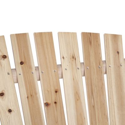 Image showing 7 th Veikous 2-Person Wood Patio Swing With A-Shaped Stand and Adjustable Hooks