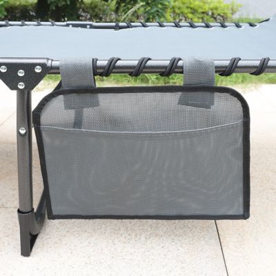 Image showing 8 th Veikous Chaise Lounge Chairs for Outside Tanning Chair with Face Hole and Pillow and Side Pocket