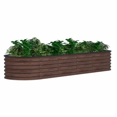 Veikous 9-in-1 Modular Metal Raised Garden Bed Kit, PG0102-07-B