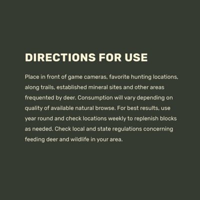 Image showing 5 th Field & Stream Premium Feed Block 20 lb.