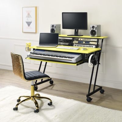 ACME Wooden Top Music Recording Studio Desk