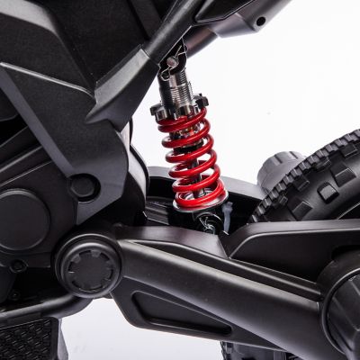 Image showing 5 th Freddo 12V Aprilia Motorcycle 1 Seater Ride On for Kids, FR6200-BLACK