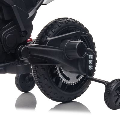 Image showing 7 th Freddo 12V Aprilia Motorcycle 1 Seater Ride On for Kids, FR6200-BLACK