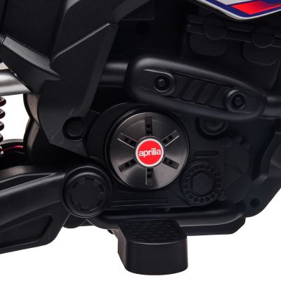 Image showing 9 th Freddo 12V Aprilia Motorcycle 1 Seater Ride On for Kids, FR6200-BLACK