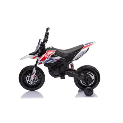Image showing  12V Aprilia Motorcycle 1 Seater Ride On for Kids, FR6200-WHITE