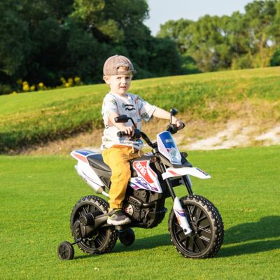 Image showing 6 th Freddo 12V Aprilia Motorcycle 1 Seater Ride On for Kids, FR6200-WHITE