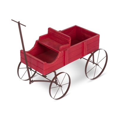 Image showing  Hearthland 41.5 in. Buckboard Wagon Decorative Indoor/Outdoor Planter
