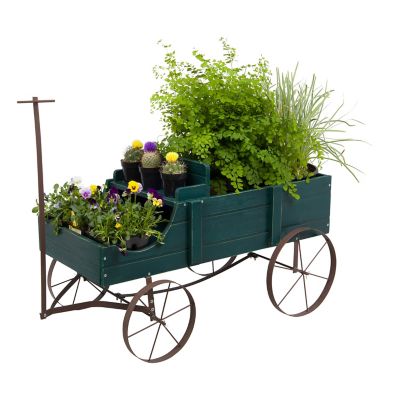 Image showing  Hearthland 52 in. Buckboard Wagon Decorative Indoor/Outdoor Planter