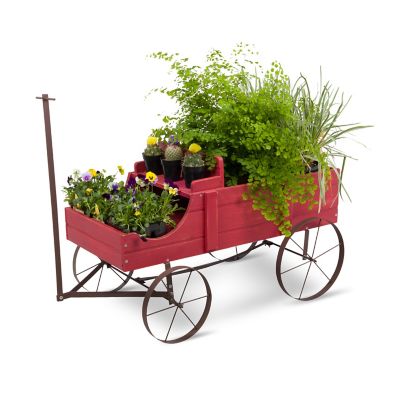 Image showing  Hearthland 52 in. Buckboard Wagon Decorative Indoor/Outdoor Planter
