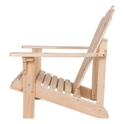 Image showing  Outpost Rustic Wood Adirondack Chair